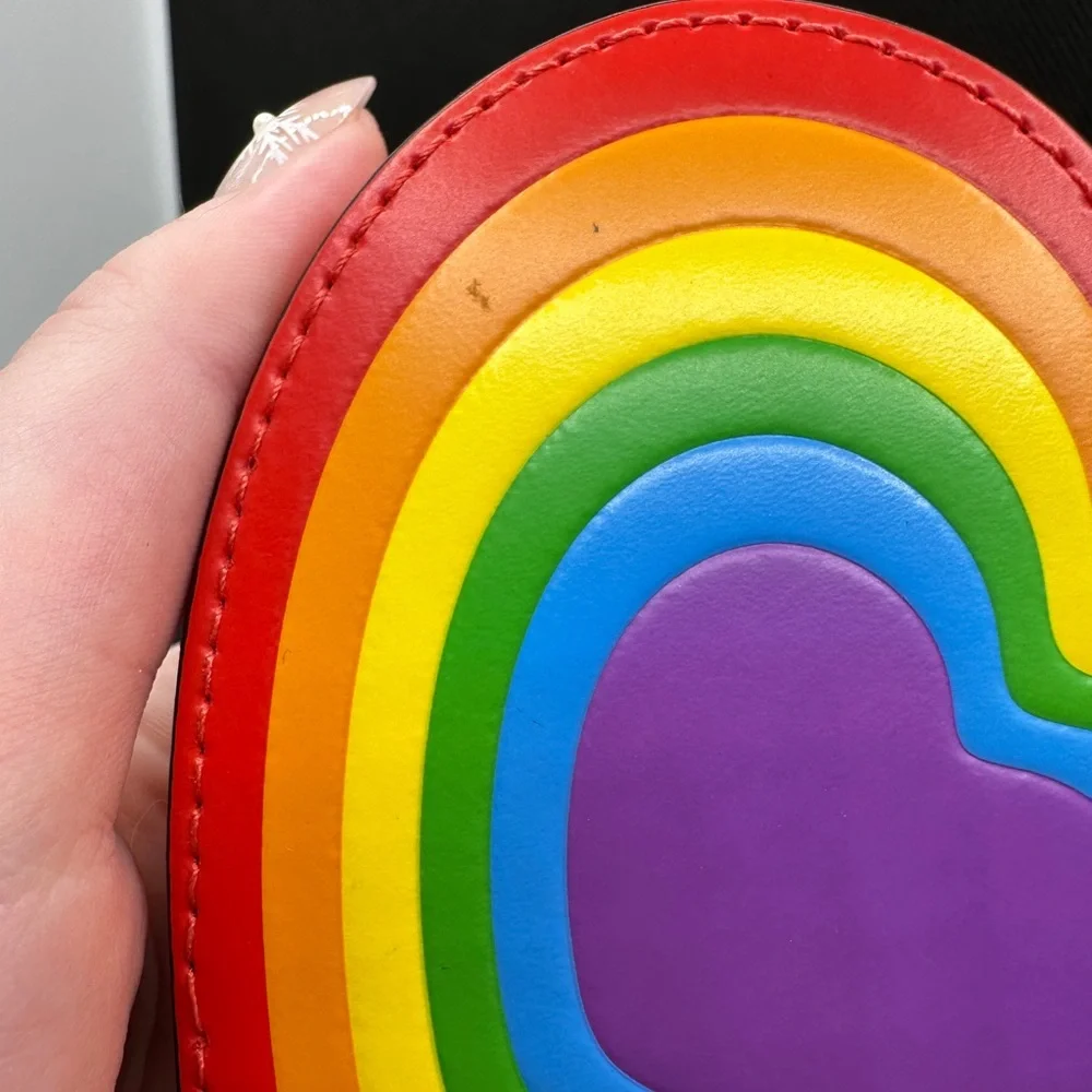 Kate Spade Rainbow Heart Coin Purse
